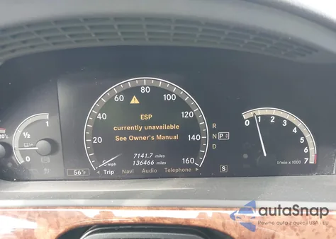 2009 Mercedes-Benz S 550 4Matic from USA, damaged, VIN WDDNG86X49A256966